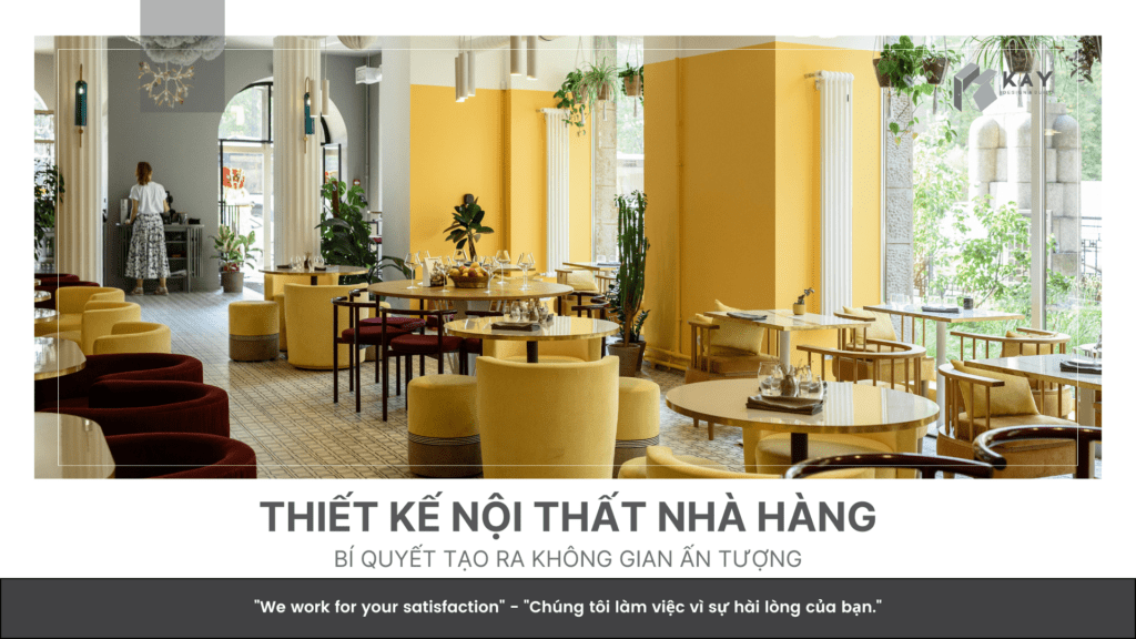 THIẾT KẾ NỘI THẤT NHÀ HÀNG BÍ QUYẾT TẠO RA KHÔNG GIAN ẤN TƯỢNG