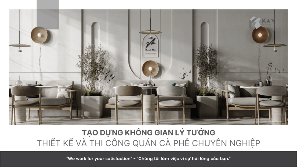 TẠO DỰNG KHÔNG GIAN LÝ TƯỞNG VỚI THIẾT KẾ VÀ THI CÔNG QUÁN CÀ PHÊ CHUYÊN NGHIỆP