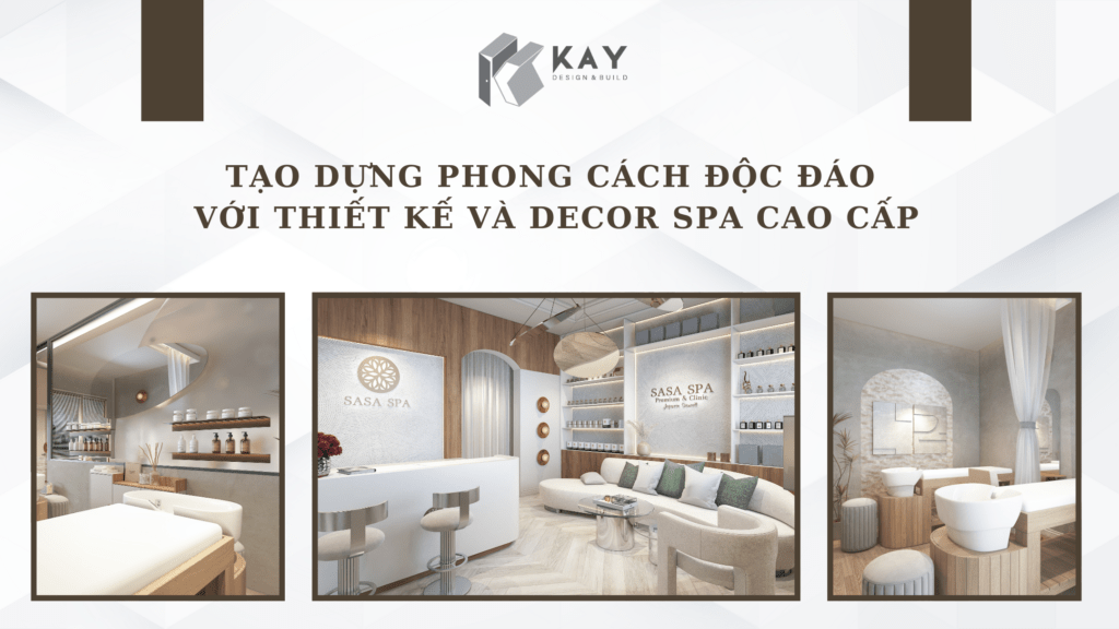 TẠO DỰNG PHONG CÁCH ĐỘC ĐÁO VỚI THIẾT KẾ VÀ DECOR SPA CAO CẤP