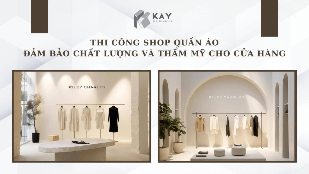 THI CÔNG SHOP QUẦN ÁO ĐẢM BẢO CHẤT LƯỢNG VÀ THẨM MỸ CHO CỬA HÀNG