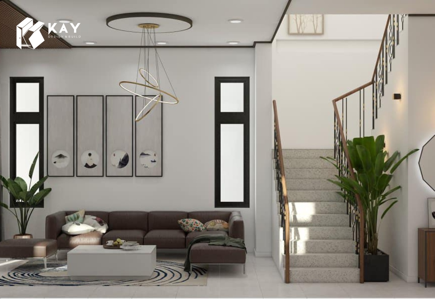 Dự án thiết kế nhà Long Thành là một công trình tiêu biểu của KAY Design & Build.