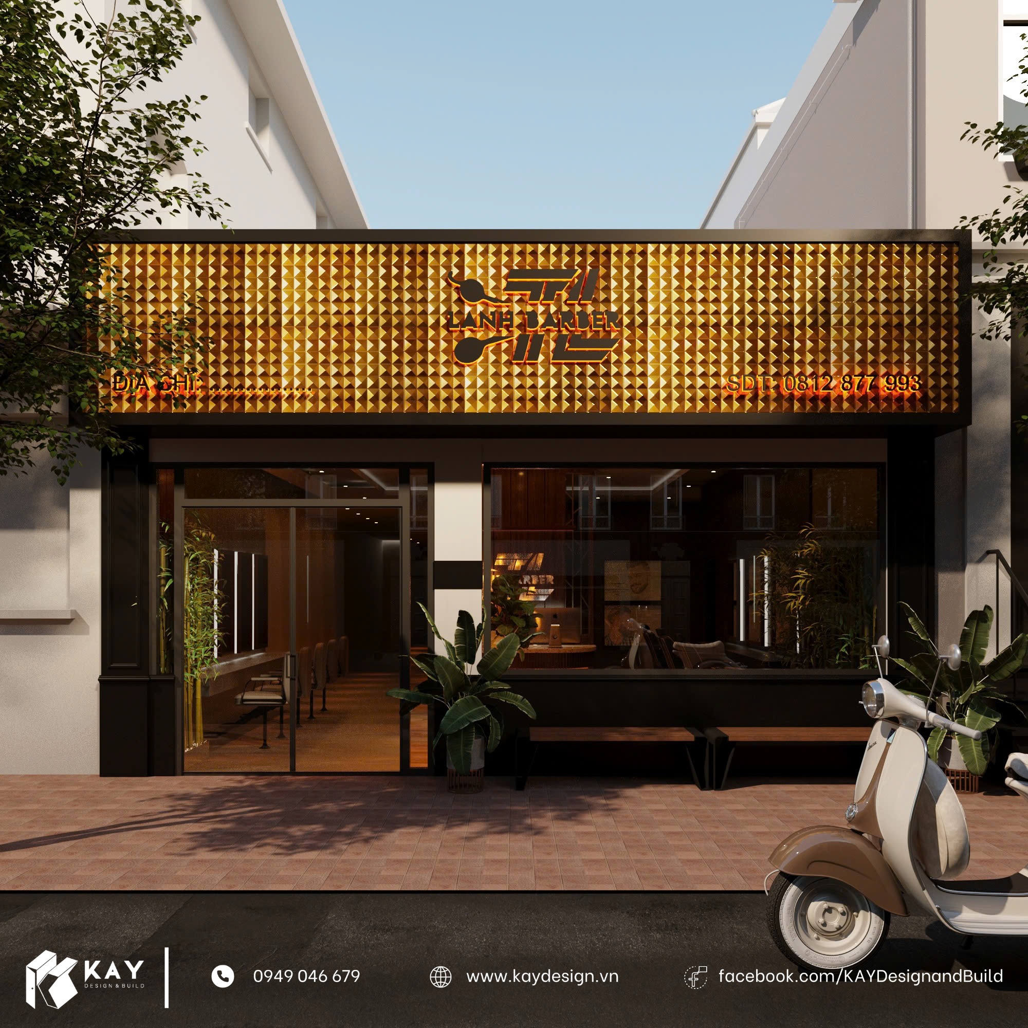 Thiết kế barber hiện đại