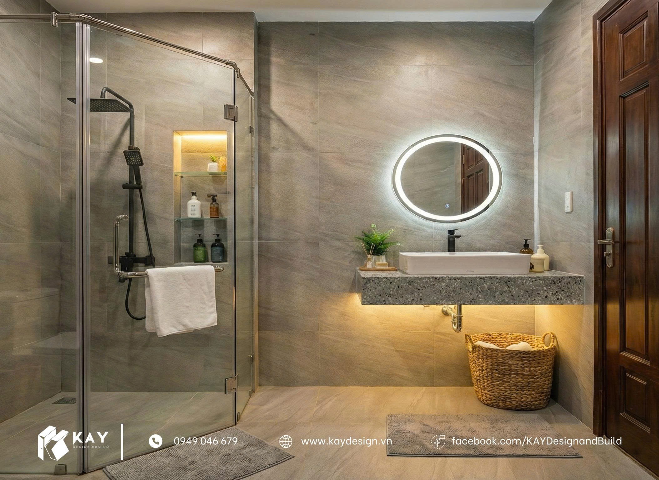 THIẾT KẾ THI CÔNG NHÀ PHỐ 7 TẦNG