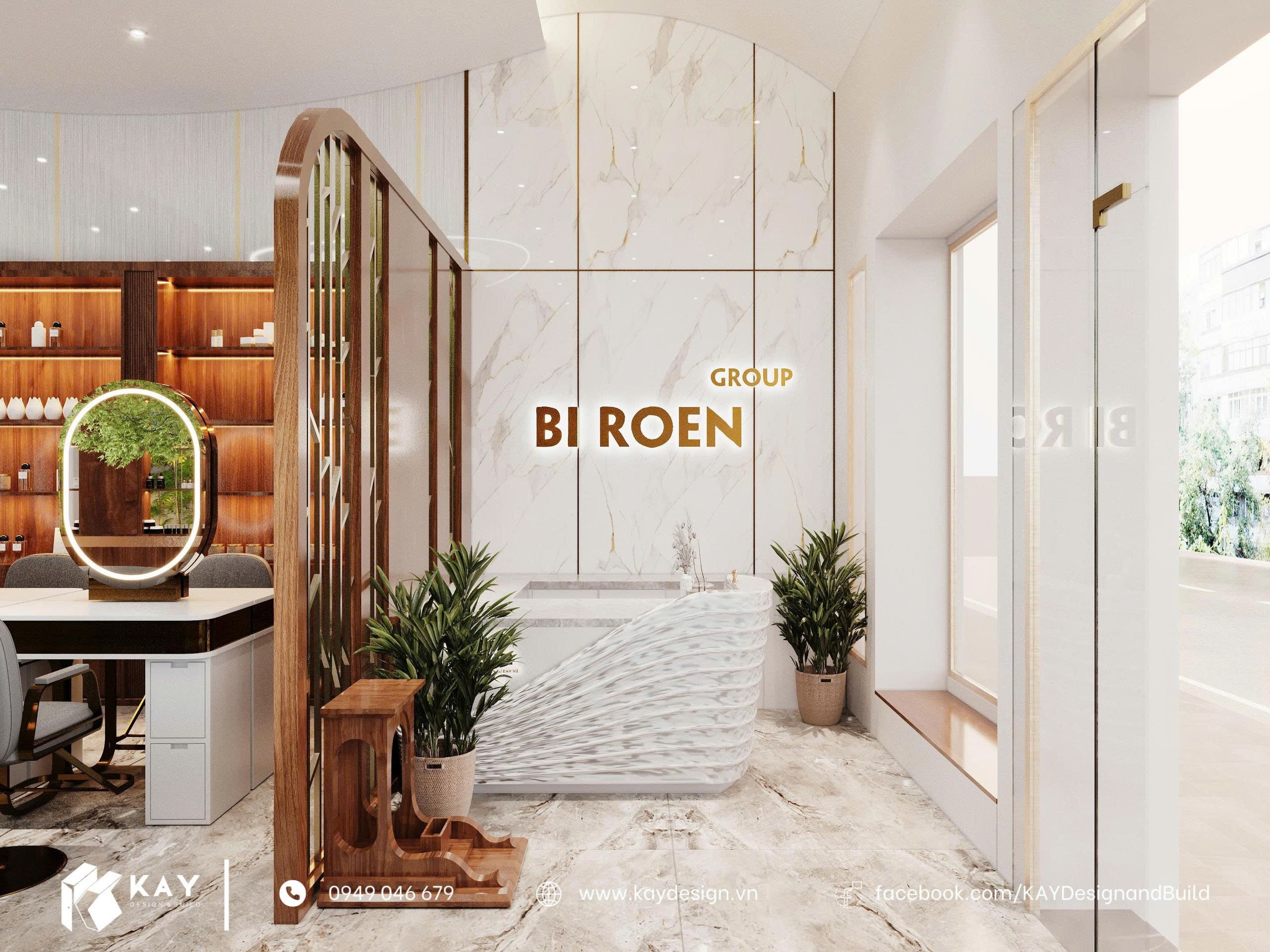 Dự án Salon tóc Biroen Chi nhánh Bà Rịa